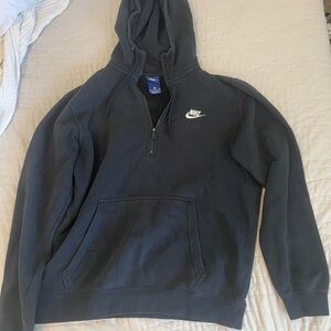 Nike Black Quarterzip Hoodie